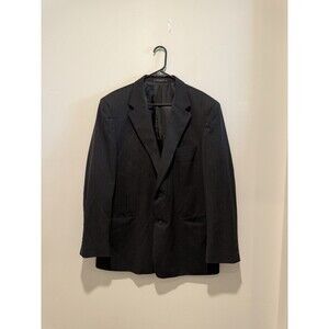 Finchley Fifth Avenue Mens Blazer Sports Coat Gray Wool Size 46 L